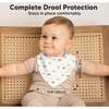 8-Pack Organic Baby Bandana Drool Bibs for Boys and Girls, Wilderness - Bibs - 5