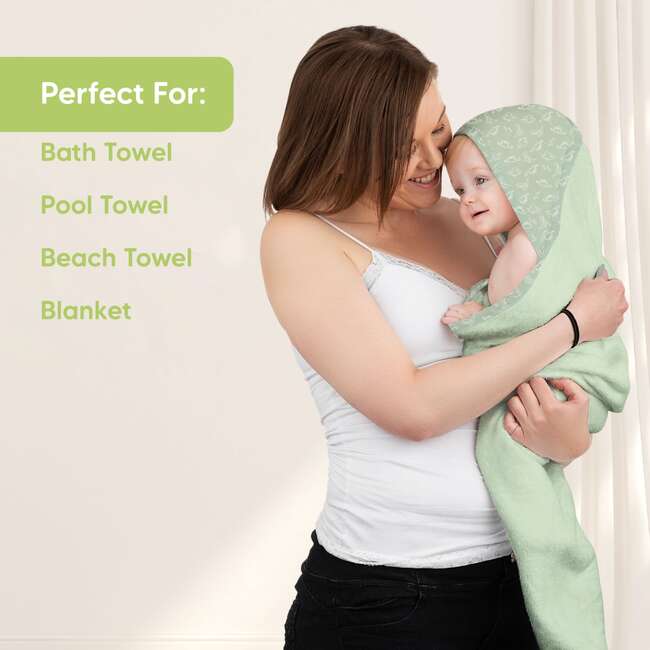 Luxe Organic Hooded Towel, Dinos - Towels - 6