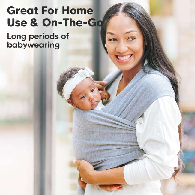 Baby Wrap Carrier, Midnight - Carriers - 7