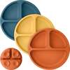 3-Pack BPA-Free Prep Silicone Suction Plate for Baby and Toddler, Valiant - Food Storage - 1 - thumbnail