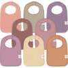 8-Pack Coast Drool Bibs, Mauve - Bibs - 1 - thumbnail