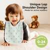 8-Pack Hallo Drool Bibs, Roarsome - Bibs - 2