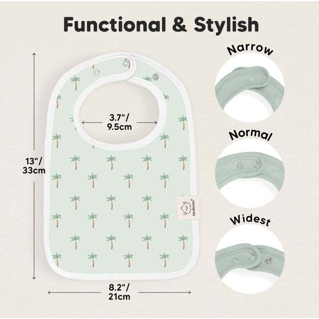 8-Pack Coast Drool Bibs, Roarsome - Bibs - 2