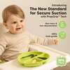 3-Pack BPA-Free Prep Silicone Suction Plate for Baby and Toddler, Kea - Food Storage - 2