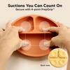 3-Pack BPA-Free Prep Silicone Suction Plate for Baby and Toddler, Valiant - Food Storage - 3