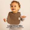 8-Pack Coast Drool Bibs, Terracotta - Bibs - 3