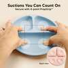 3-Pack BPA-Free Prep Silicone Suction Plate for Baby and Toddler, Mellow - Food Storage - 3