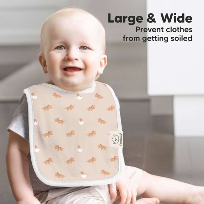 8-Pack Coast Drool Bibs, Roarsome - Bibs - 3