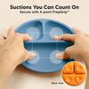 3-Pack BPA-Free Prep Silicone Suction Plate for Baby and Toddler, Kea - Food Storage - 3
