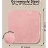6pk Deluxe Organic Baby Washcloths for Newborn, Rosy - Towels - 4