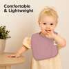 8-Pack Coast Drool Bibs, Mauve - Bibs - 5