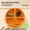 3-Pack BPA-Free Prep Silicone Suction Plate for Baby and Toddler, Kea - Food Storage - 4
