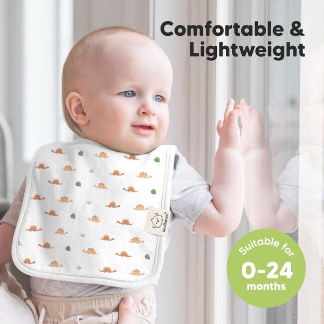 8-Pack Coast Drool Bibs, Roarsome - Bibs - 5