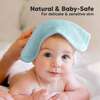 6pk Deluxe Organic Baby Washcloths for Newborn, Sky - Towels - 5