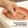 3-Pack BPA-Free Prep Silicone Suction Plate for Baby and Toddler, Terracotta - Food Storage - 6