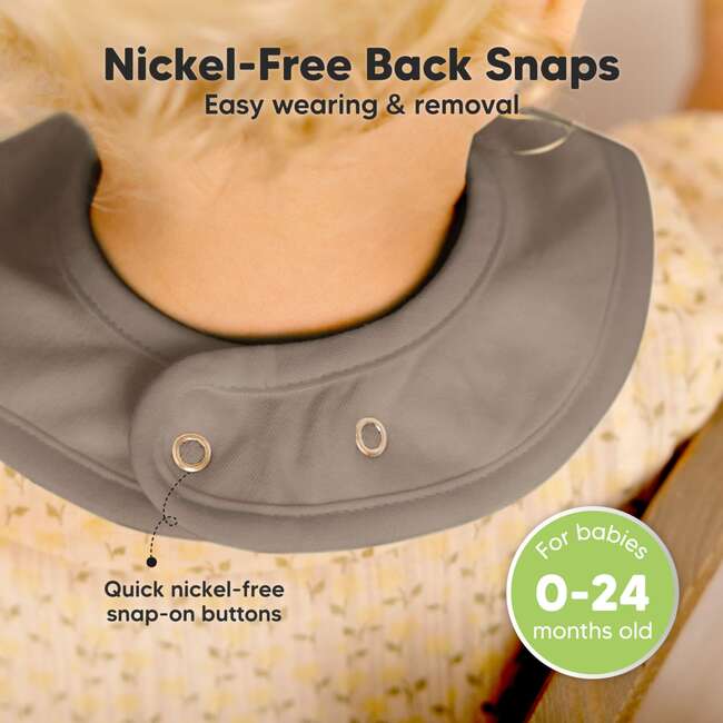 8-Pack Coast Drool Bibs, Terracotta - Bibs - 6