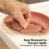 3-Pack BPA-Free Prep Silicone Suction Plate for Baby and Toddler, Roseate - Food Storage - 6