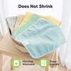 5-Pack Lumi Muslin Burp Cloths, Mirage - Burp Cloths - 7