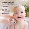 6pk Deluxe Organic Baby Washcloths for Newborn, Heather - Towels - 6