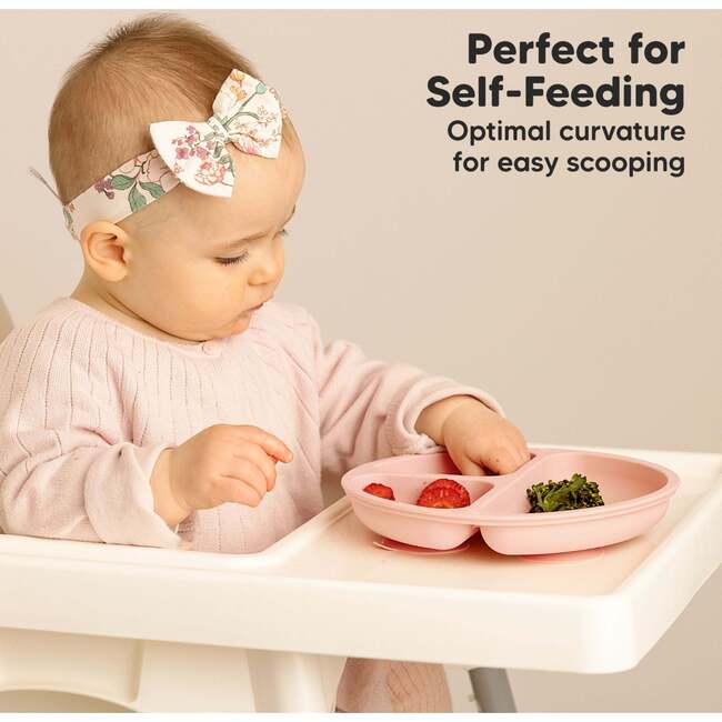 3-Pack BPA-Free Prep Silicone Suction Plate for Baby and Toddler, Mellow - Food Storage - 7