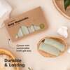 6pk Deluxe Organic Baby Washcloths for Newborn, Stone - Towels - 7