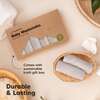 6pk Deluxe Organic Baby Washcloths for Newborn, Heather - Towels - 7