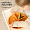 3-Pack BPA-Free Prep Silicone Suction Plate for Baby and Toddler, Kea - Food Storage - 7