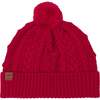 Leura Beanie Child, Chilli Red - Hats - 1 - thumbnail