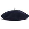 Womens Marche Beret, Navy - Hats - 1 - thumbnail