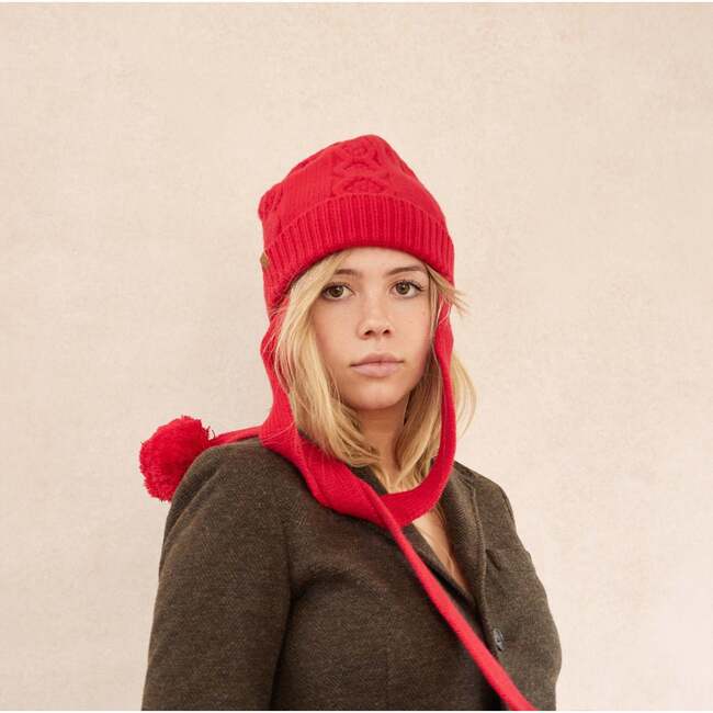 Womens Colorado Beanie, Red - Hats - 3