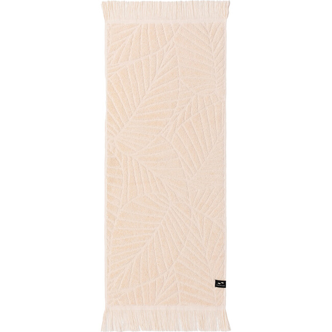 Kalo Embossed Terry Hand Towel, Cream