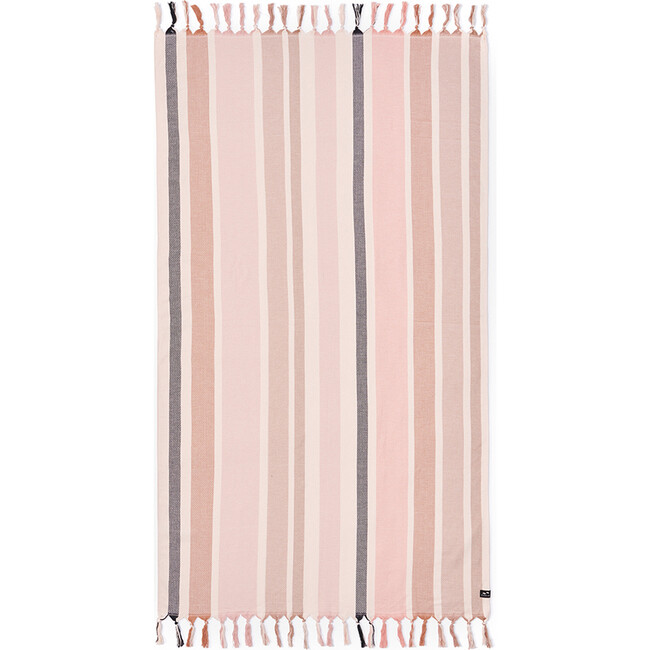 Zoey Striped Turkish Towel, Pastel