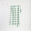 Ravello Gingham Turkish Towel, Green - Towels - 2