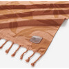 Hauke Woven Patterned Turkish Throw Blanket, Bronze - Towels - 3