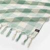Ravello Gingham Turkish Towel, Green - Towels - 3