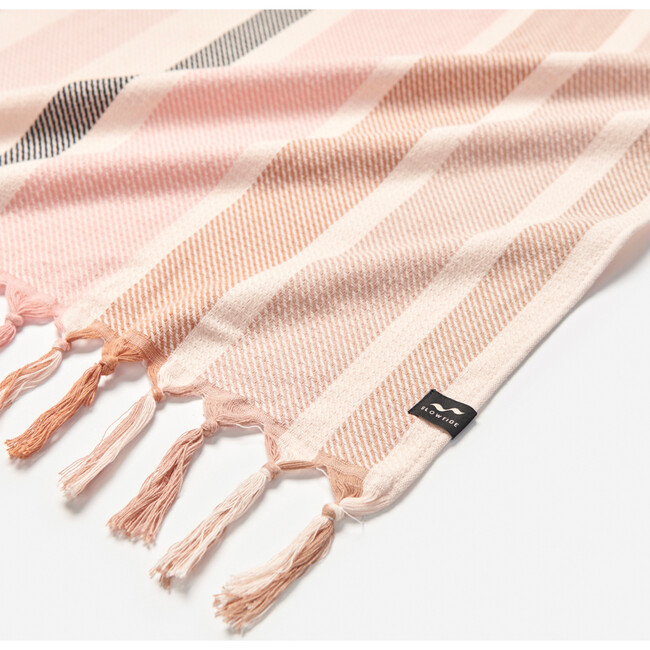 Zoey Striped Turkish Towel, Pastel - Towels - 4