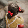 Skinny Ribbon Pigtails, Holiday Plaid - Hair Accessories - 2