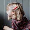Holiday Velvet and Plaid Bar Clips, Bundle Set - Hair Accessories - 2