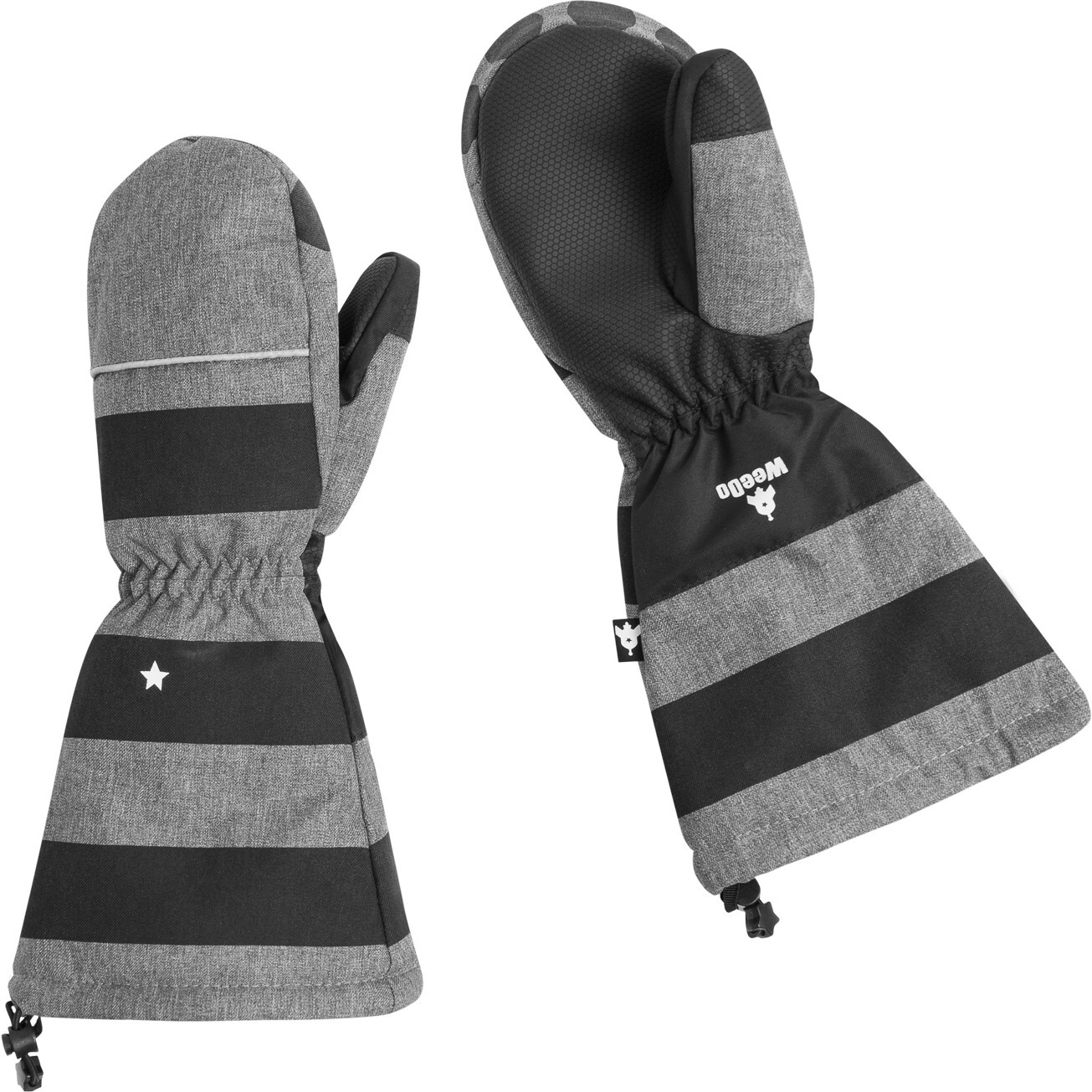 Racoondo Mittens, Grey Blue - Gloves - 1