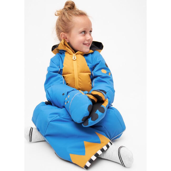 Omondo Monster Snowsuit, Blue - Snowsuits - 3