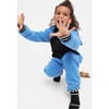 Wild Thing Fleece Jumpsuit, Blue - Rompers - 4