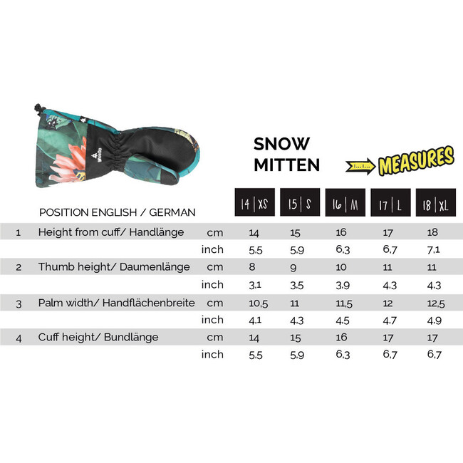 Omondo Monster Mittens, Blue - Gloves - 5
