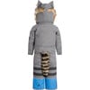 Racoondo Snowsuit, Grey Blue - Snowsuits - 10