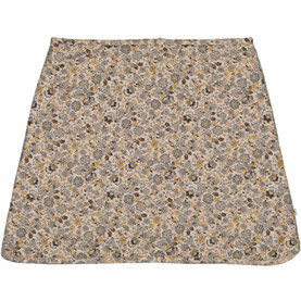 Women's Floral Print Aline Quilted Zipped Skirt, Honey Grey