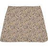 Women's Floral Print Aline Quilted Zipped Skirt, Honey Grey - Skirts - 1 - thumbnail