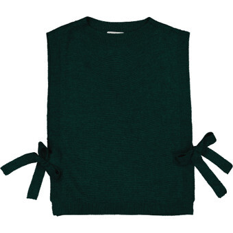 Women's Jano Knit 2-Tie Closure Vest, Epica Green
