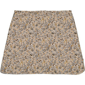 Women's Floral Print Aline Quilted Zipped Skirt, Honey Grey - Skirts - 2