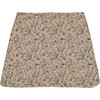 Women's Floral Print Aline Quilted Zipped Skirt, Honey Grey - Skirts - 2