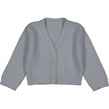 Philo Gender Neutral Cardigan, Mouse Grey