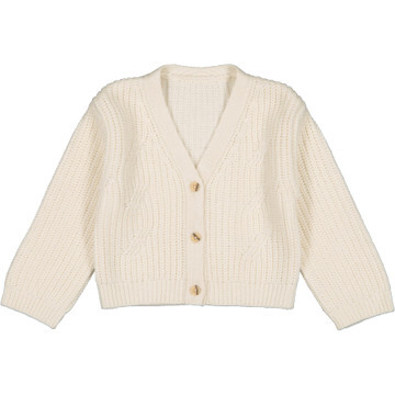 Philo Gender Neutral Cardigan, Vanila - Cardigans - 2